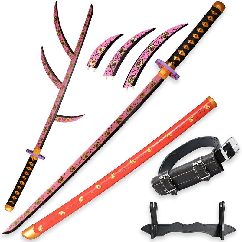 SV Anime Demon Slayer Sword Katana 41 Inch Decorative Collectible Gift Cosplay Sword，Various Styles Available - Image 1